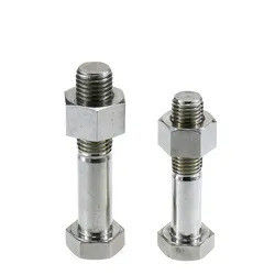 M50x150 Inconel 718 सामग्री उच्च तापमान मिश्र धातु GH 4169 स्टेनलेस स्टील फास्टनरों पूर्ण थ्रेड हेक्स बोल्ट