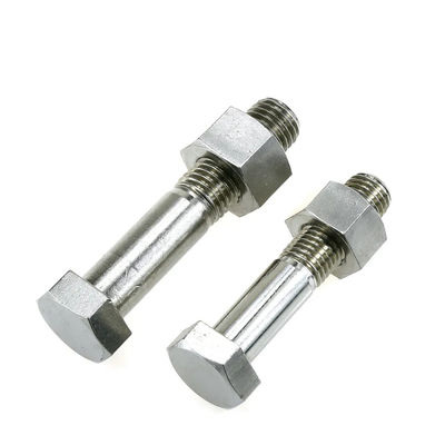 M50x150 Inconel 718 सामग्री उच्च तापमान मिश्र धातु GH 4169 स्टेनलेस स्टील फास्टनरों पूर्ण थ्रेड हेक्स बोल्ट